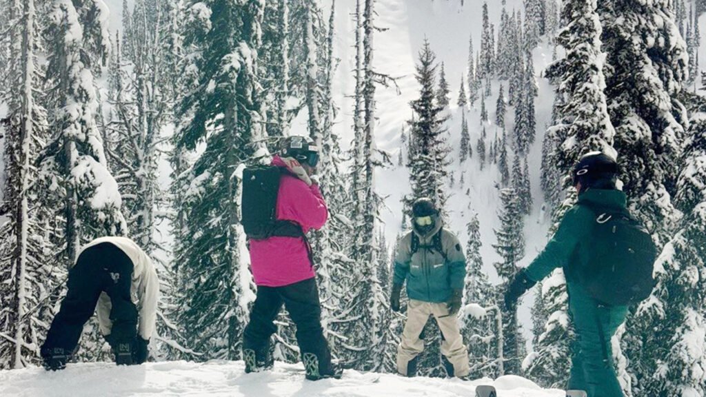 Snowboard camp freeride